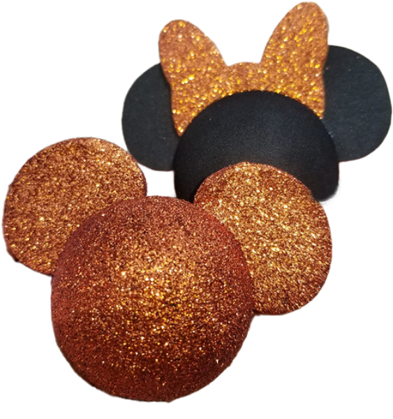 Picture of Disney Rose Gold Mickey and Rose Gold Minnie Antenna Topper