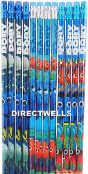 Picture of Disney Finding Dory Authentic Licensed 12 Wood Pencils Pack