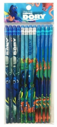 Picture of Disney Finding Dory Authentic Licensed 12 Wood Pencils Pack
