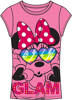 Picture of Disney Minnie Mouse Miss Glam Youth Girls Fashion Top Shocking Pink Medium