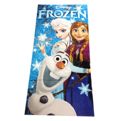 Picture of Disney Frozen Elsa Anna and Olaf Beach Bath Towel