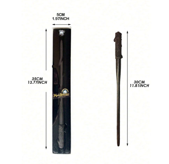 Picture of Magic Apprentice Wand Light Up Pen Brown