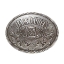 Picture of Jack Daniels Silver Oval Belt Buckle Silver