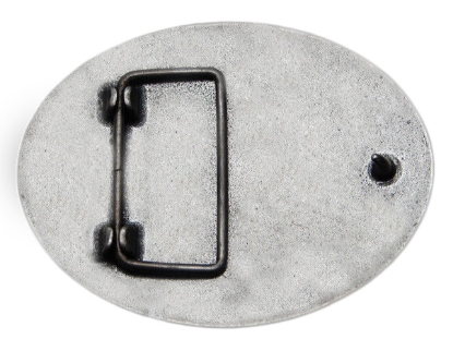 Picture of Jack Daniels Silver Oval Belt Buckle Silver