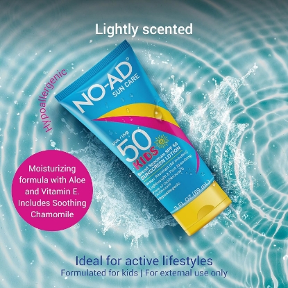 Picture of No-AD Kids SPF 50 Sunscreen Lotion 3 Oz Tube