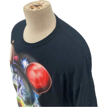 Picture of Disney Mickey Mouse Planets Men's  T-Shirt  Size: 2XL Black