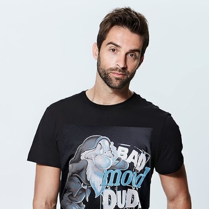 Picture of Snow White and Seven Dwarfs Grumpy Funny T-Shirts for Adults Medium