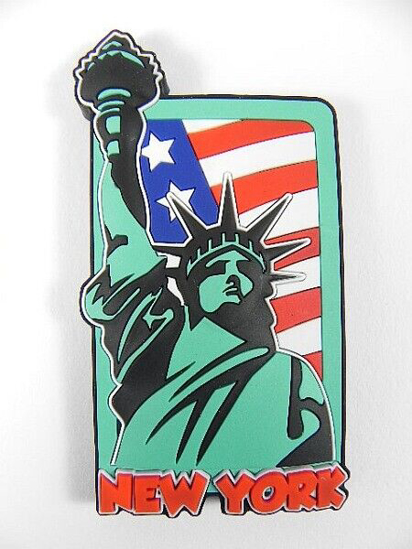 Picture of New York City Statue of Liberty Flexible Rubber  Magnet