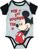 Picture of Infant My First Mickey Mouse Short Sleeve Onesie 18 Months Grey