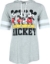 Picture of Disney Mickey Mouse Womens Hooded Football Shirt Large