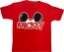 Picture of Disney Mickey Matching Family Youth Shirt Xs Red