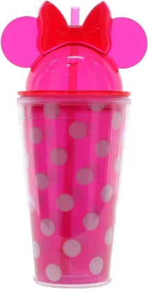 Picture of Disney Minnie Mouse Polka Dot 16 oz Ear Tumbler Pink
