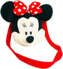 Picture of Disney Minnie Mouse Head Plush Girls Shoulder Bag Red