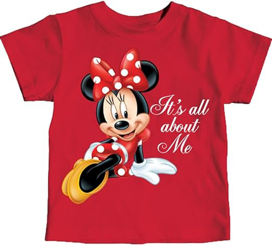 Picture of Disney Minnie Mouse Toddlers Girls T-Shirt Red 3T