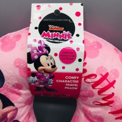 Picture of Disney Junior  Pretty Minnie Travel Pillow Pink