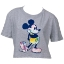 Picture of Disney Mickey Mouse Rainbow Character Crop Top Tee Large