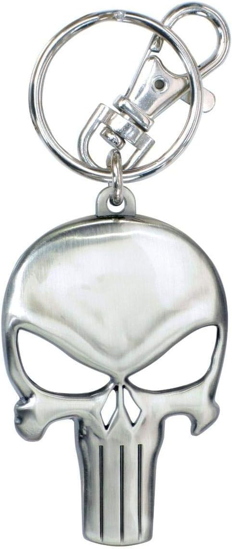 Picture of Marvel Punisher Pewter Key Ring Silver
