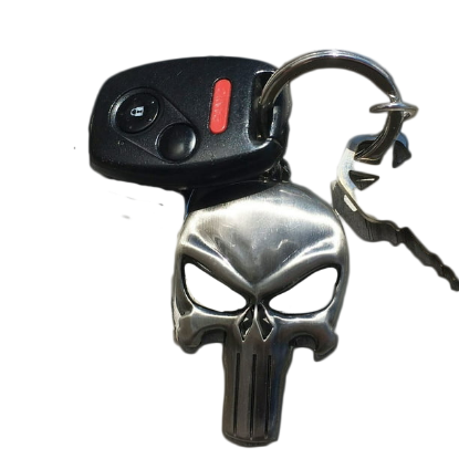 Picture of Marvel Punisher Pewter Key Ring Silver