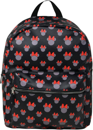 Picture of Disney Minnie Mouse 16" PU Leather Deluxe Backpack