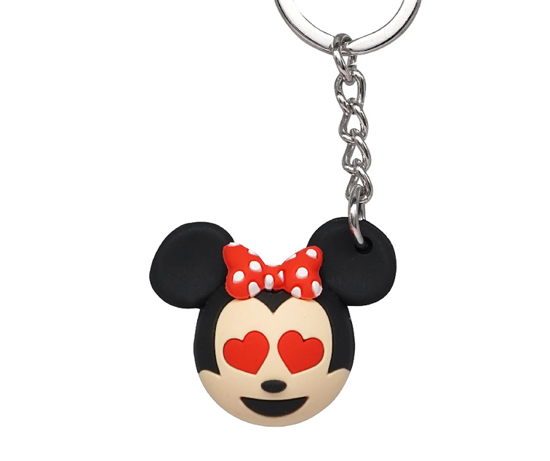 Picture of Disney Minnie Mouse Hearts Icon Ball Keychain