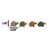 Picture of Nautical Colorful Shell Sea Turtles Tortoises Bobblehead 4 Piece Set