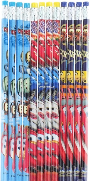 Picture of Disney Car Pixar 12 Wood Pencils Pack