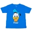 Picture of Disney Donald Duck Character Face Signature Youth T-Shirt Blue Medium 8-10