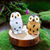 Picture of Miniature Owl Figurines Resin Miniature Owl Fairy Garden Decor 12 Pcs