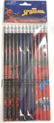 Picture of Marvel Spiderman Ultimate 12 Wood Pencils Pack