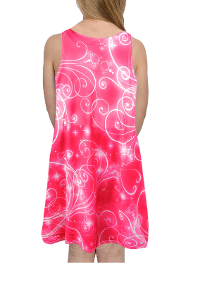 Picture of Disney Princess Ariel Snow Cinderella Tiana Jasmine & More Sublimated Dress for Youth Girls Small 6-6x