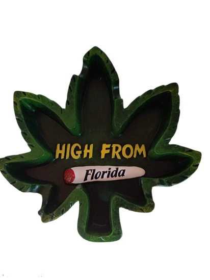 Picture of High from Florida Resin Leaf 5 inch Ashtray