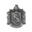 Picture of Harry Potter Hufflepuff School Crest Pewter Lapel Pin Silver 1 Inch