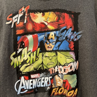 Picture of Marvel Avengers 4 Square Florida Youth T-Shirt Small