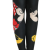 Picture of Disney Mickey and Minnie Mouse Kissing Juniors Leggings Stretch Black Small