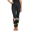 Picture of Disney Mickey and Minnie Mouse Kissing Juniors Leggings Stretch Black Small