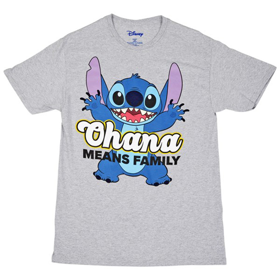Picture of Disney Stitch Ohana Means Family T-Shirt Medium