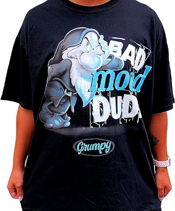 Picture of Snow White and Seven Dwarfs Grumpy Funny T-Shirts for Adults XL