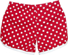 Picture of Disney Youth Girls Minnie Mouse Peeking Short, Red Polka Dot