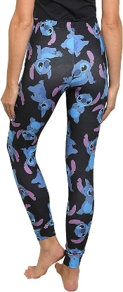 Picture of Disney Stitch Leggings All Over Print Stretch Black XL