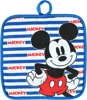 Picture of Disney  Mickey Mouse Oven Mitt Towel 3 Piece Kitchen Set Strips USA Blue