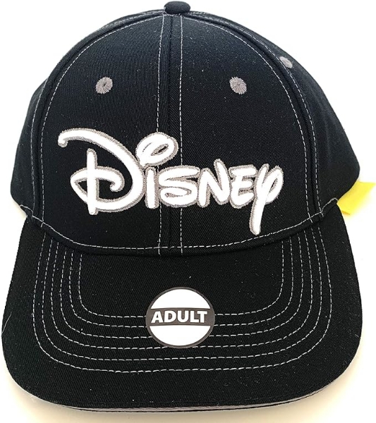 Picture of Disney Adult Original Disney Script Baseball Hat Black