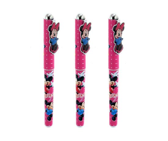 Picture of Disney Minnie Mouse Authentic Licensed Roller Pens Hot Pink Color