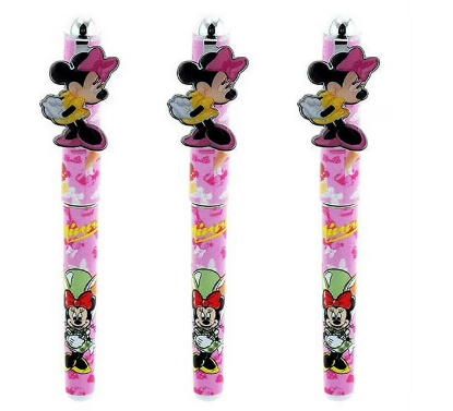 Picture of Disney Minnie Mouse Authentic Licensed Roller Pens Hot Pink Color