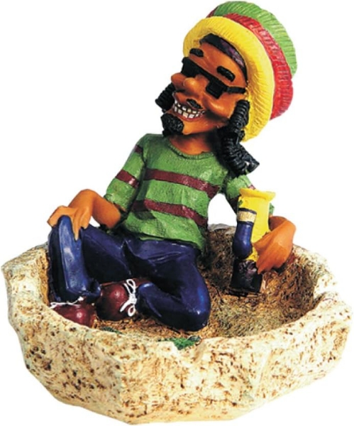 Picture of Rockin Gear Jamaican Rasta Figurine Ashstray