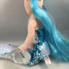 Picture of TY Sea Sequins Mermaid Indigo Plush Medium Size 18 inch