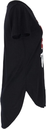 Picture of Disney Minnie Mouse Glitter Bow Women's T-Shirt Large Black