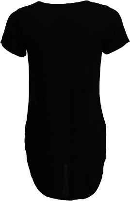 Picture of Disney Minnie Mouse Glitter Bow Women's T-Shirt Large Black