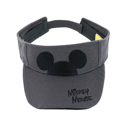 Picture of Disney Adult Hidden Mickey Visor Gray Visor