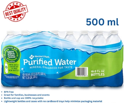 Picture of Member's Mark Purified Mineral Water 16.9 oz Bottle