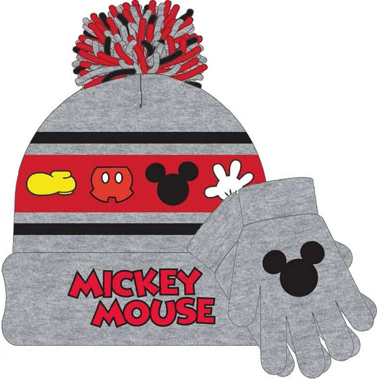 Picture of Disney Mickey Mouse Dis YB Winter Hat and Gloves